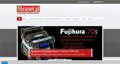 Desktop Screenshot of fibranet.pl